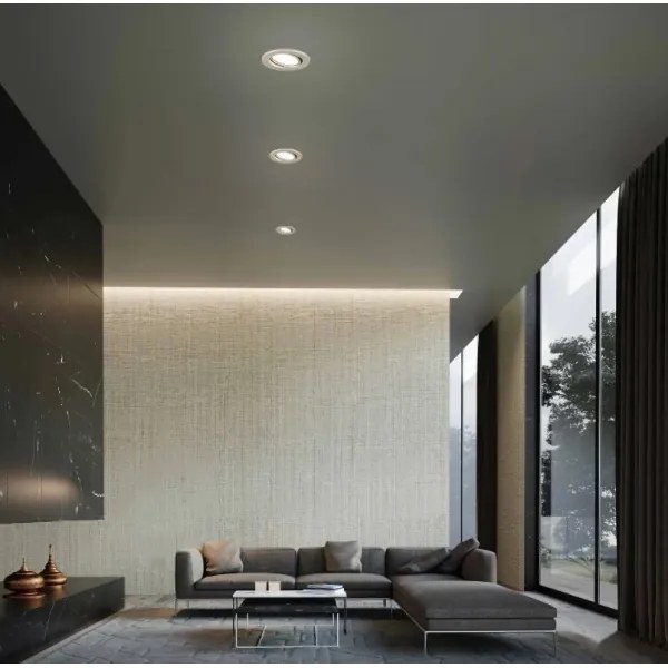 Briloner 7221-032 - SET 3x Lampada LED da bagno 1xGU10/3W/230V cromo opaco