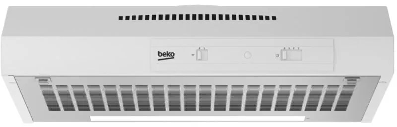 Cappa con visiera da 60 cm, 295 m3/h, bianca - HNS61212WH - beko