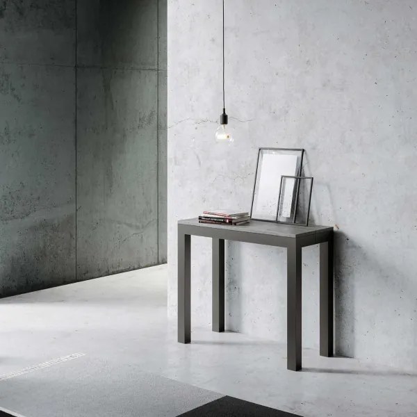 Consolle 90x40 cm allungabile a 300 cm EVERYDAY EVOLUTION Cemento