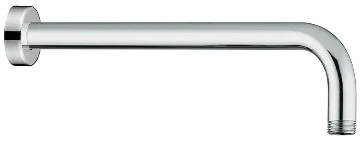 Set doccia tondo cromo 2 vie braccio 40 cm soffione 30 cm e kit doccino inclusi linea Erika