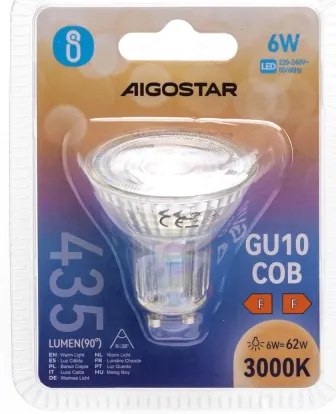Lampadina LED GU10/6W/230V 3000K - Aigostar