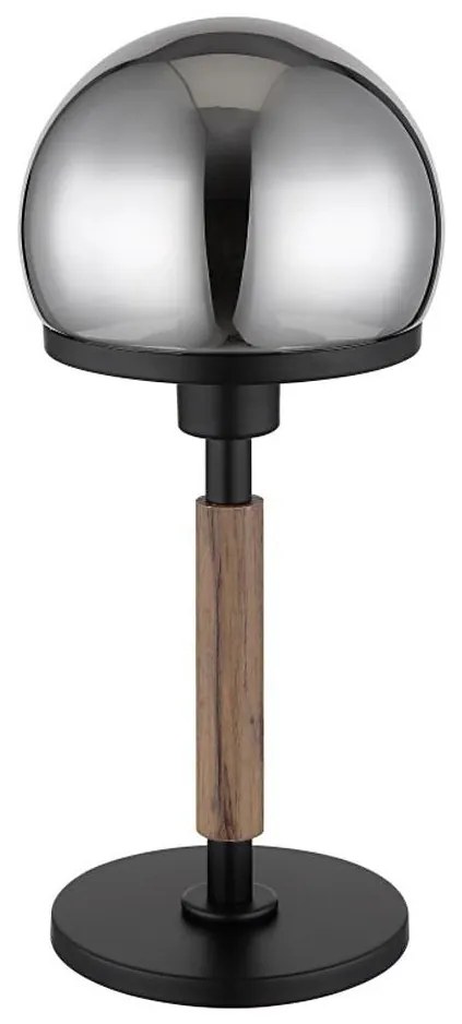 Globo 21954S - Lampada da tavolo HAKU 1xE27/40W/230V nero/marrone