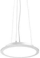 Sospensione Moderna Fly Slim Alluminio-Plastiche Bianco Led 18W 4000K D35Cm