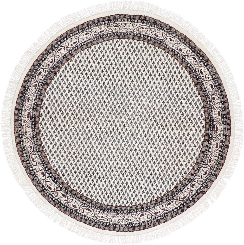 Mir Tappeto orientale 200 x 200 Beige (Indian) Annodato A Mano