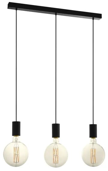 Eglo 98662 - Lampadario a sospensione con filo POZUETA 3xE27/40W/230V