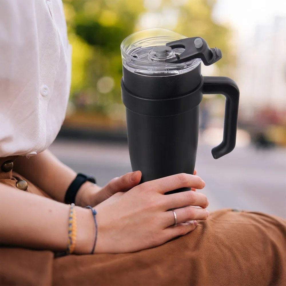 Tazza termica nera 1,2 l Termo – Orion