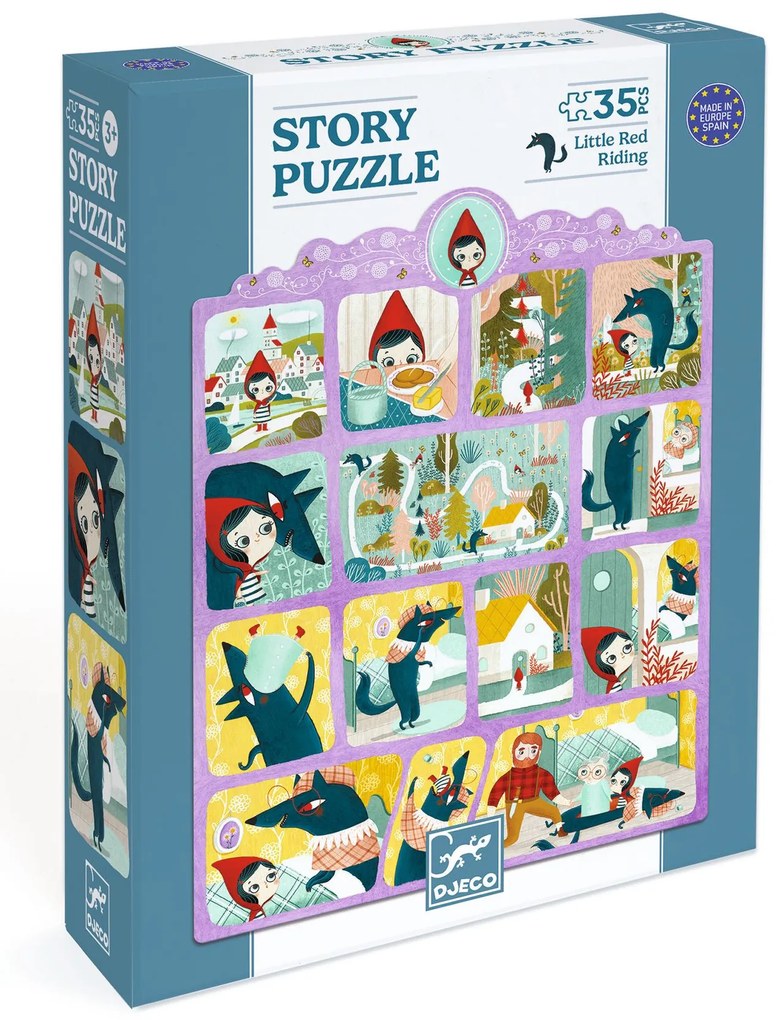 Story puzzle - Cappuccetto Rosso - 35 pezzi