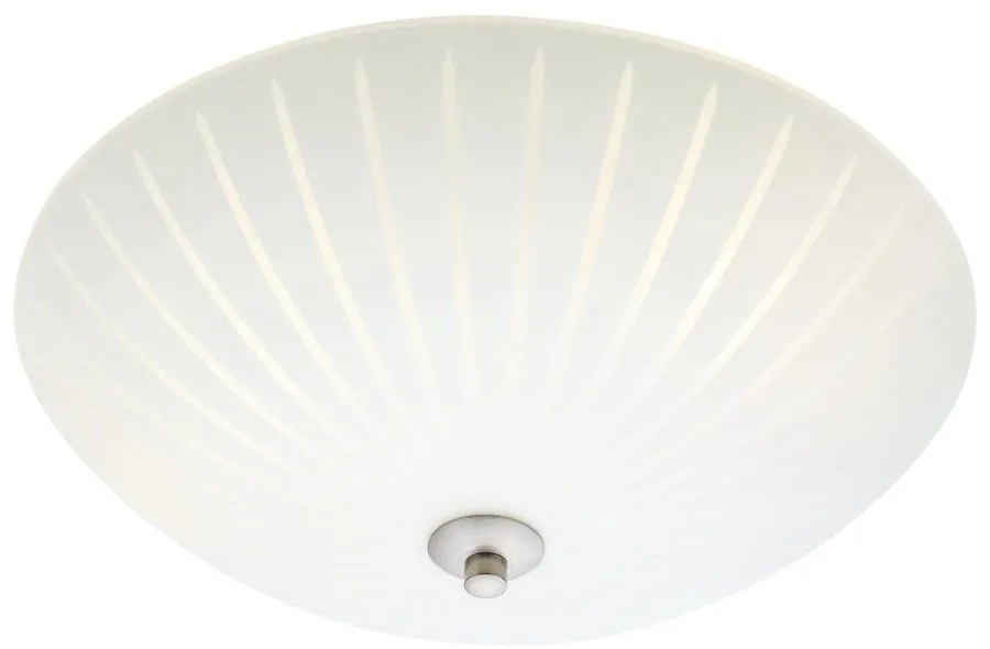 Plafoniera bianca con paralume in vetro ø 35 cm Cut – Markslöjd