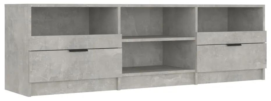 Mobile per tv grigio cemento 150x33,5x45cm legno ingegnerizzato