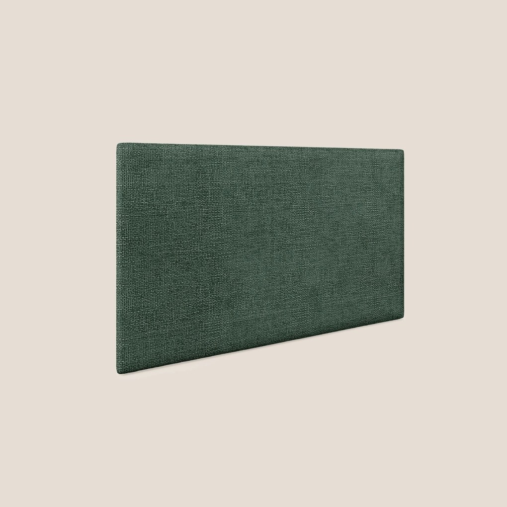 Testata pannello a muro grande di varie dimensioni in morbido tessuto impermeabile T10 verde