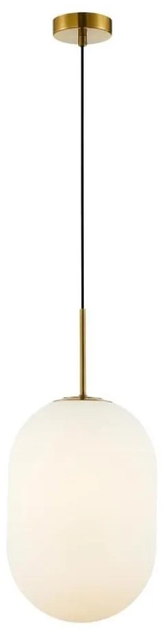 Lampadario a sospensione con filo ALIAS 1xE14/40W/230V diametro 24 cm oro