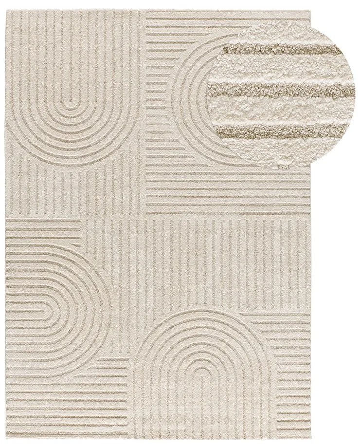 Tappeto crema 80x150 cm Verona - Universal