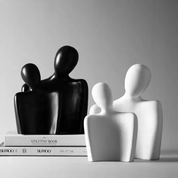 Decorazione da tavolo, 20 x 5,5 x 14,5 cm, bianco