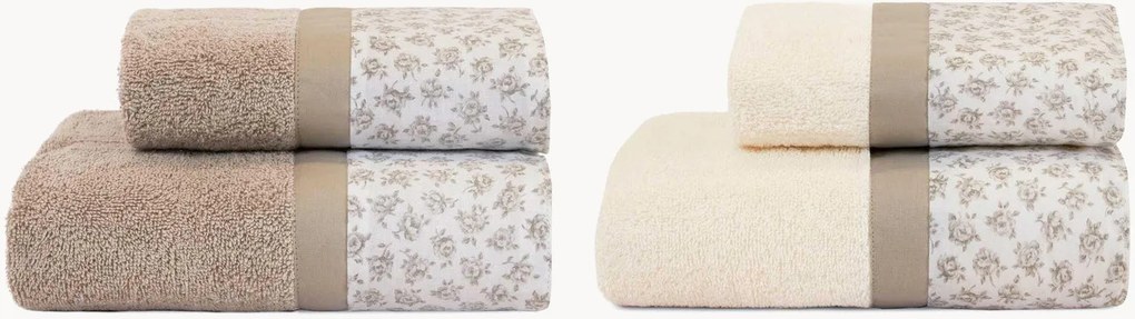 Set di 4 asciugamani in cotone Petit