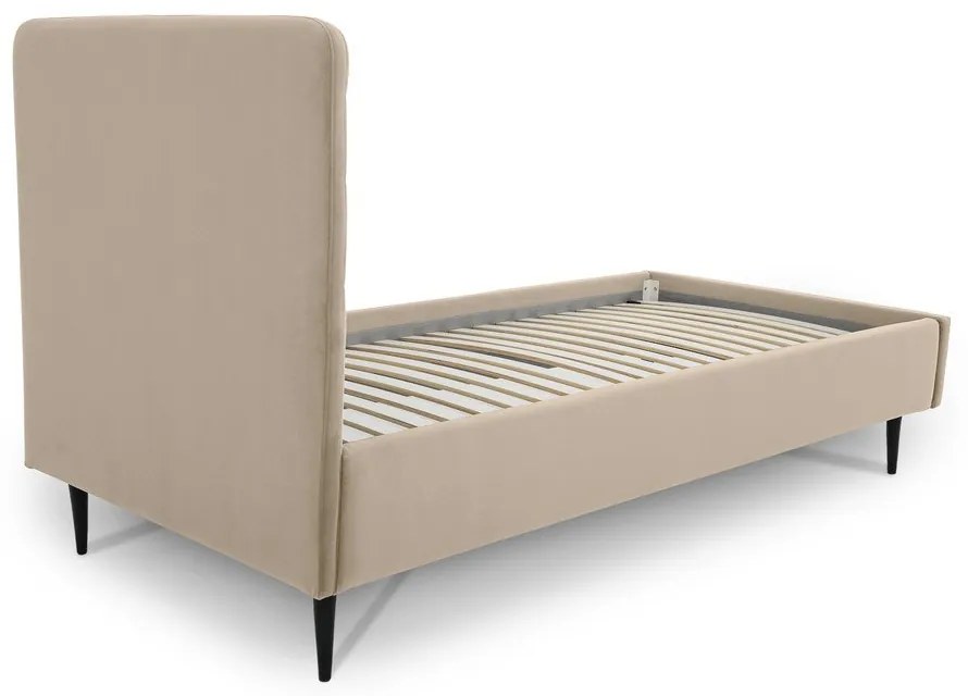 Letto per bambini beige con contenitore 120x200 cm Star - Scandic