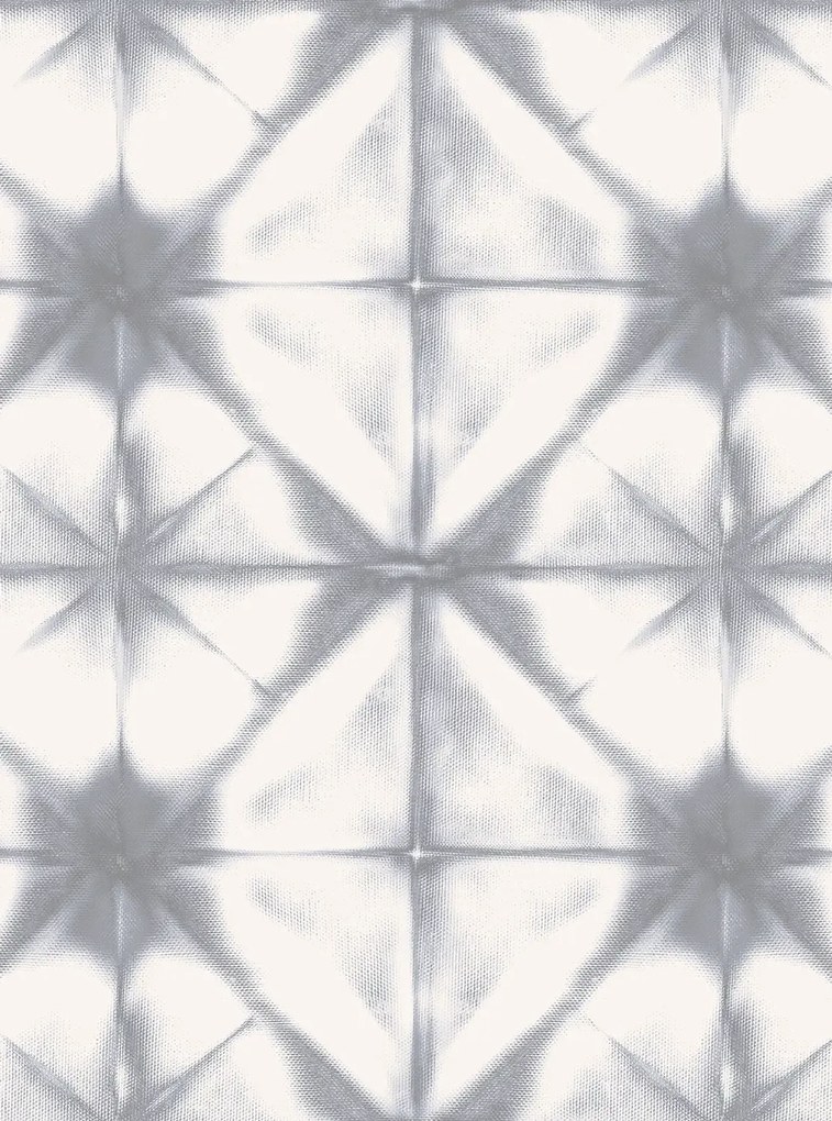 Rebel Walls Tapete Tie Dye Kaleidoscope - Grey