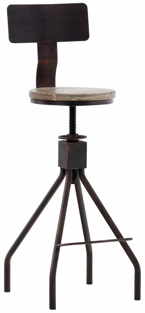 Sgabello Barhocker Elko: Stile Industriale E Comfort Unico! / Bronze
