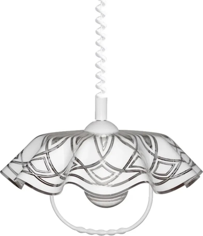 Prezent 74197 B05 - Lampadario a sospensione LYRA 1xE27/60W/230V