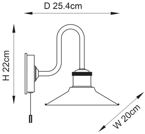 Endon 95508 - Applique da bagno MARIS 1xE27/6W/230V IP44 cromo lucido