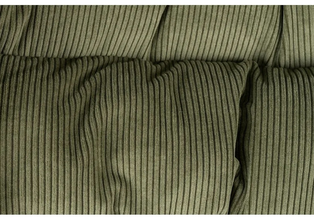 Poltrona in velluto verde Vince - Dutchbone