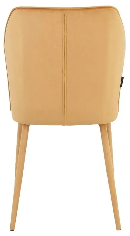 Set di sedie da pranzo in velluto giallo 2 pz Wilma - Støraa