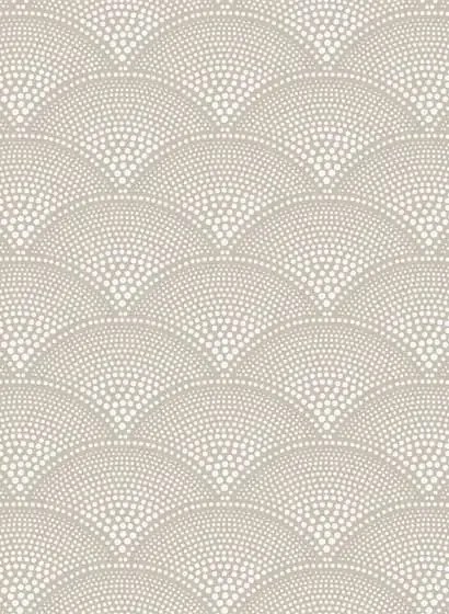 Cole & Son Carta da parati Feather Fan Icons - Taupe