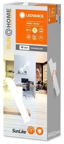 Ledvance - Applique LED dimmerabile SUN@HOME CROSS 2xLED/6W/230V Wi-Fi