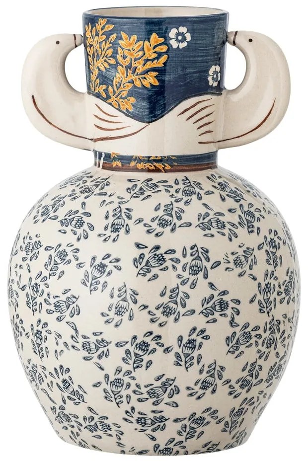 Vaso in gres dipinto a mano (altezza 23,5 cm) Hezha - Bloomingville