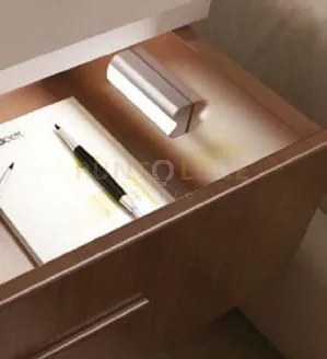 Lampada led closet grigio led 1w 105lm 4000k con sensore 10,24x3,5x...