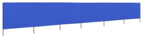 Paravento a 6 Pannelli in Tessuto 800x80 cm Azzurro