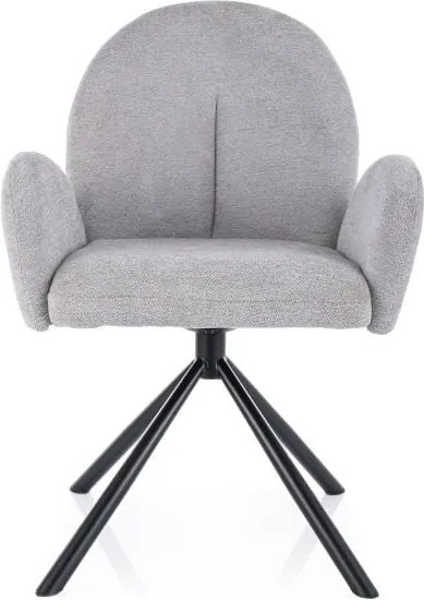Sedia Planet Raven grigio 06/nero