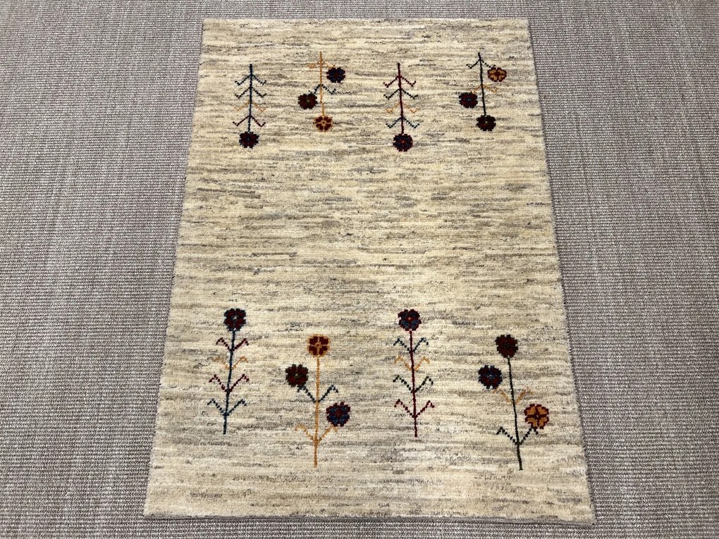 Gabbeh Tappeto persiano 80x120 Beige (Iran) Annodato A Mano
