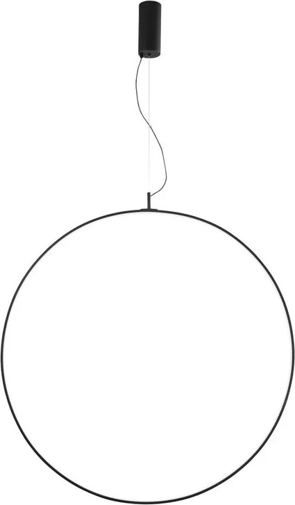 Lampadario LED design LED-TOORX-S100-NER nero Ø120cm, luce con 3 temperature di colore 5500 lumen, LUCE AMBIENTE DESIGN