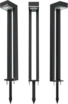 Viking - Set da 2 lampade solari a LED 1W/3,7V IP44 3000K 2000 mAh