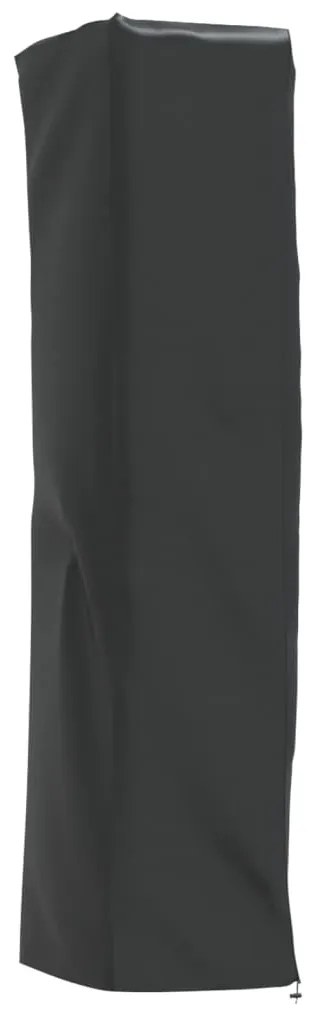 Copertura Per Stufa A Piramide Nera 58x58x228 Cm 420d Oxford /