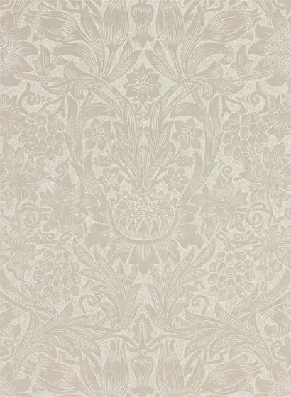 Morris & Co Carta da parati Pure Sunflower - Pearl/ Ivory