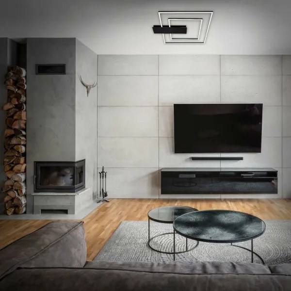 Briloner 3545-015 - Plafoniera LED dimmerabile NICO LED/25W/230V nero