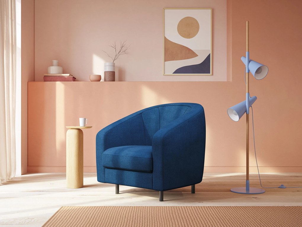 Pandora Poltroncina in tessuto morbido impermeabile T02 blu