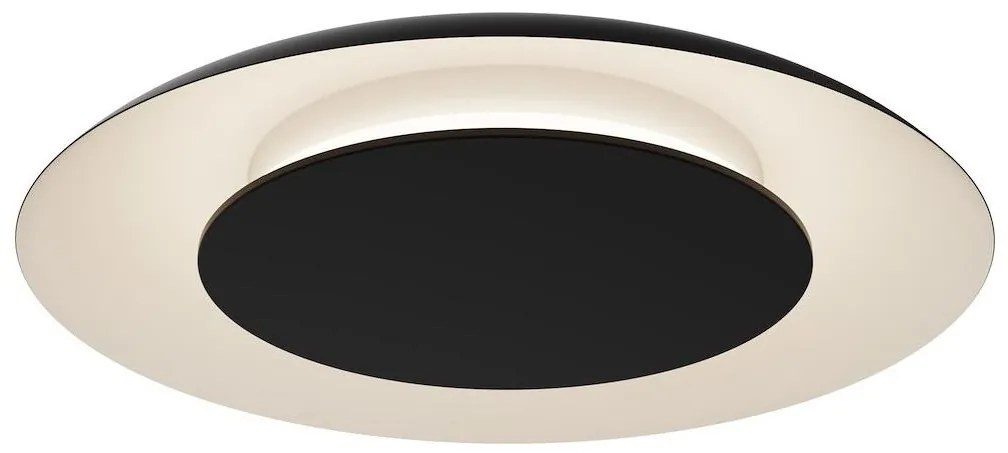Plafoniera LED PIATTINO LED/30W/230V 3000/4000/6000K Ø 40 cm nera