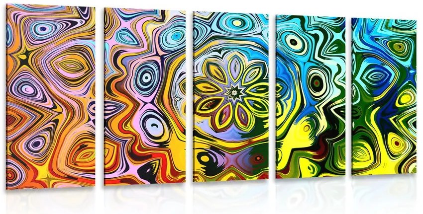 Quadri 5 pezzi – Arte colorata creativa