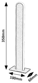 Rabalux 74194 - Lampada da tavolo LED dimmerabile SINDRI LED/15W/230V 3000/4000K nero