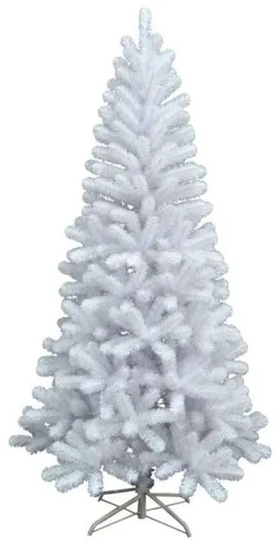 Albero di Natale artificiale innevato Alaska bianco H 210 cm