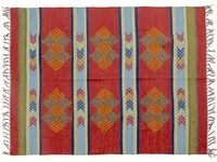 Tappeto moderno Seattle, stile kilim, 100% cotone, multicolore, 200x140cm