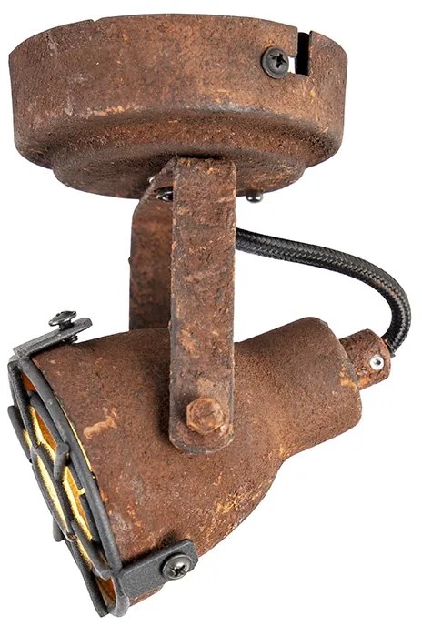 Faretto industriale marrone ruggine - Sorra