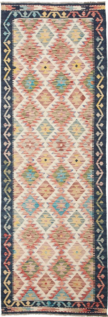 Kilim Tappeto 250 x 80 (Pakistan) Tessuto A Mano