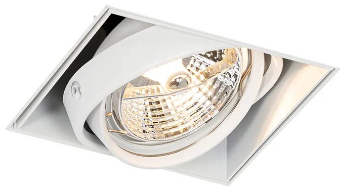 Faretto da incasso bianco GU10 AR70 senza cornice - Oneon