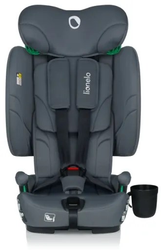 Lionelo - Seggiolino auto pieghevole NELLY i-Size 76-150 cm Grigio Grafite