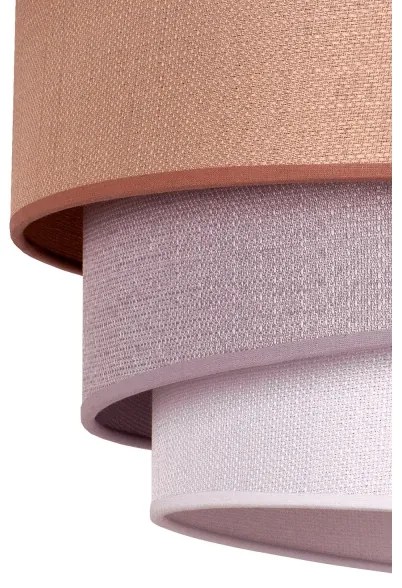 Duolla - Lampadario a sospensione con filo TRIO 1xE27/40W/230V diametro 45 cm marrone/grigio/argento