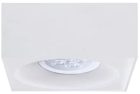 Faretto BALI 1xGU5,3/MR16/25W/12V quadrato bianco