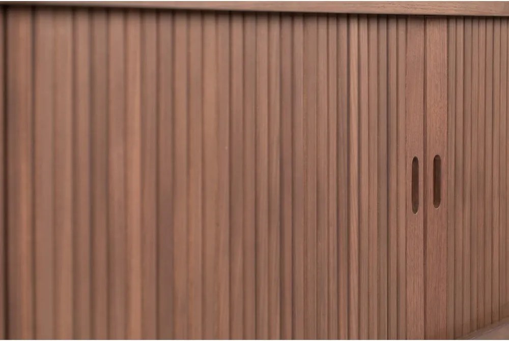 Cassettiera marrone con ante scorrevoli Barbier - Zuiver